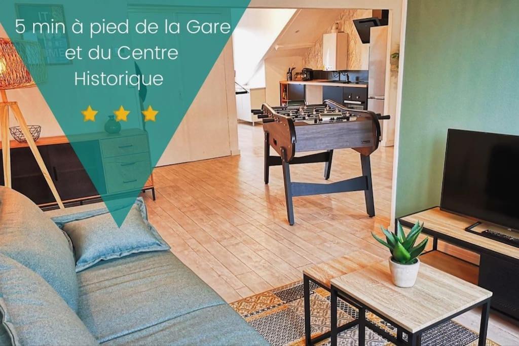 Le Convivial F - Tout Equipe - Centre-Ville Gare 蒙吕松 外观 照片